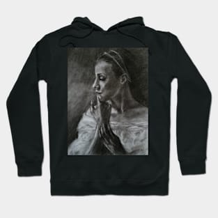 Portrait of a ballerina Hoodie